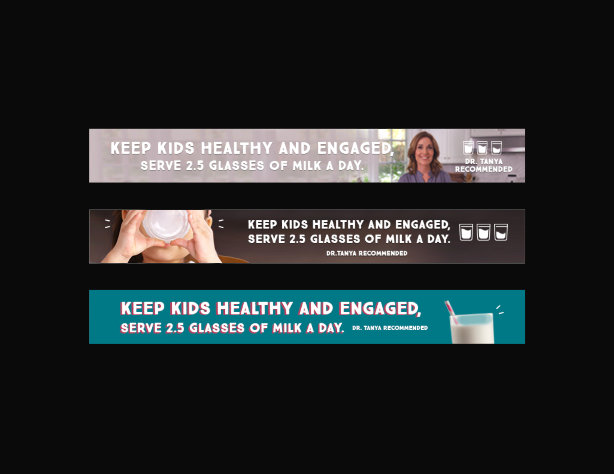 MilkPEP Digital Banners